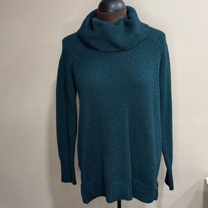 Pink Clover teal Textured Knit sweater size small